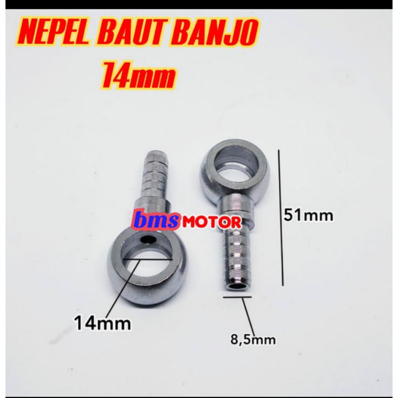 Nepel Runcing nepel Baut Banjo 14Mm,Nepel minyak