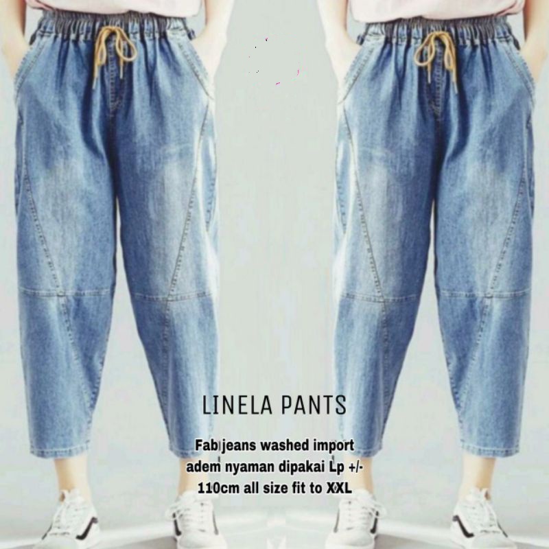 HITO PANTS CELANA BOYFRIEND JEANS ORI BY QAISARA