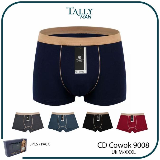 Celana Dalam Boxer Pria Jumbo Big Size Jumbo Underwear Pria Tally