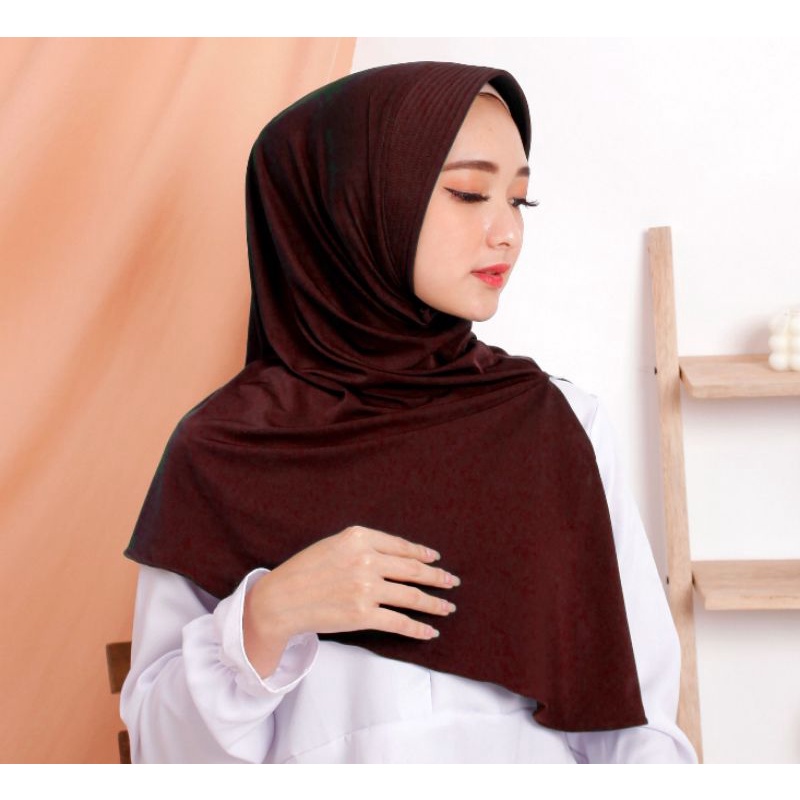 Bergo Arzety Jersey by Bnb Jilbab Pet Belah Samping