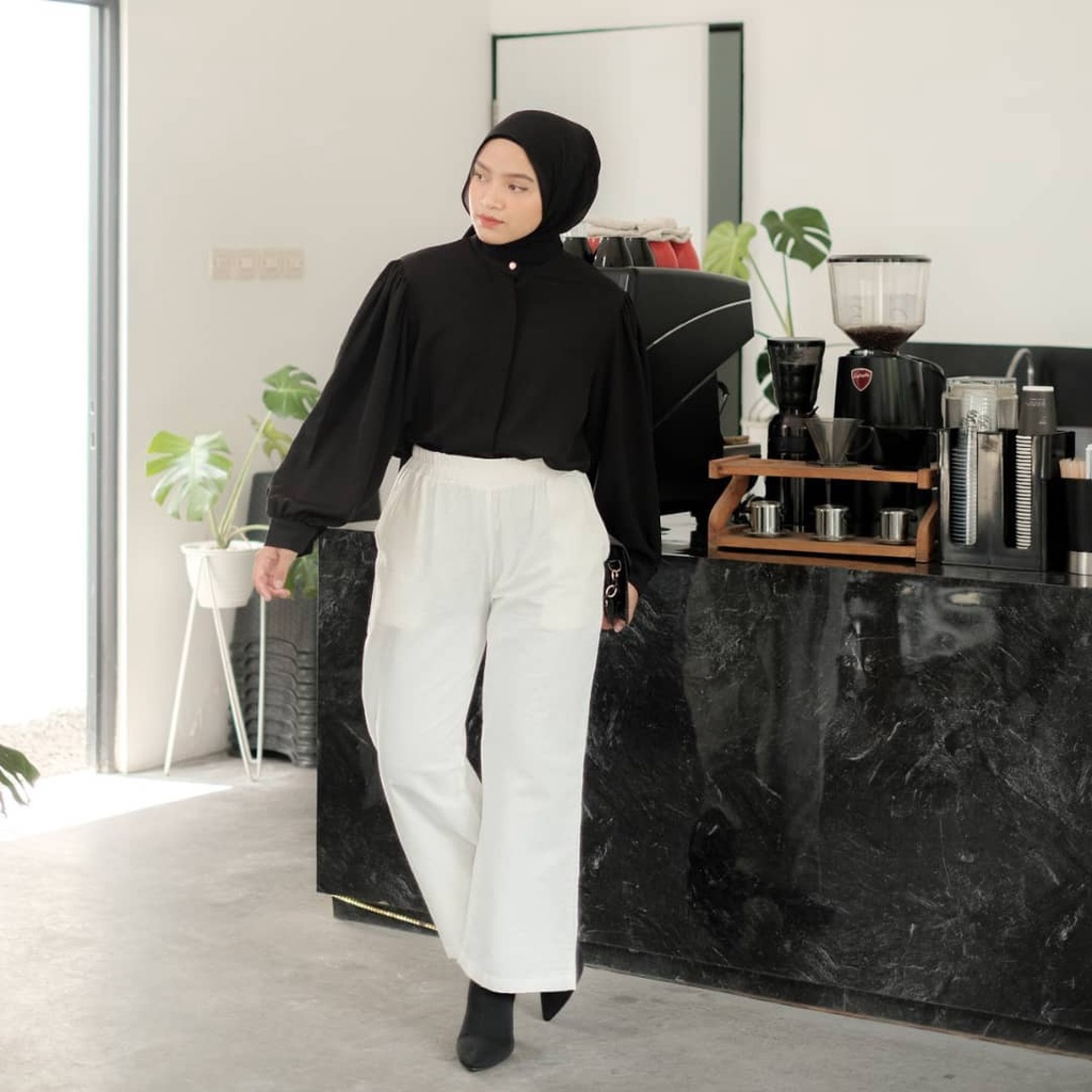 SALCHI KULOT PANTS / CELANA BAHAN / CELANA KERJA / LINEN