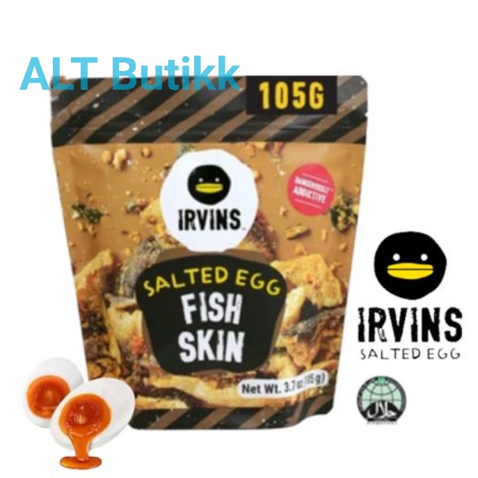 

IRVINS SALTED EGG FISH SKIN 95 GRAM | READY STOCK | PRODUCT OF SINGAPORE