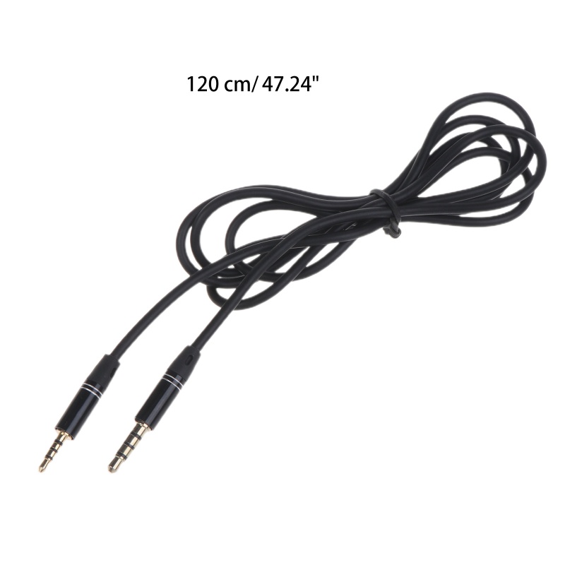 Vivi Kabel Konektor Jack Audio 3.5mm Male Ke Male 2.5mm TRRS Stereo Lapis Emas Untuk Headphone / Headset