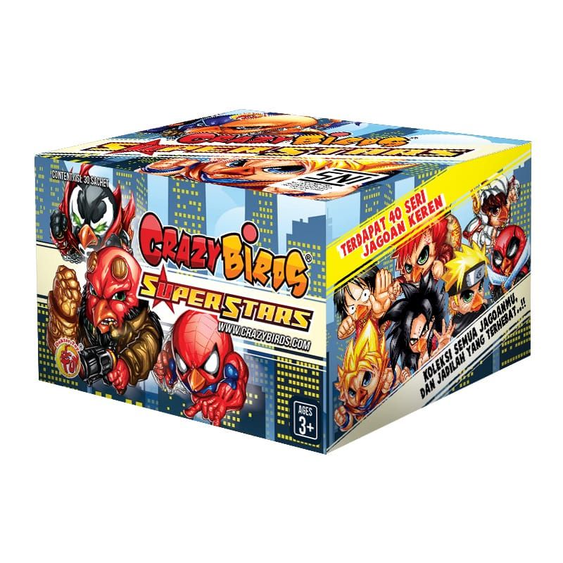 CRAZY BIRD SUPERSTAR - Mainan puzzle anak - limited edition