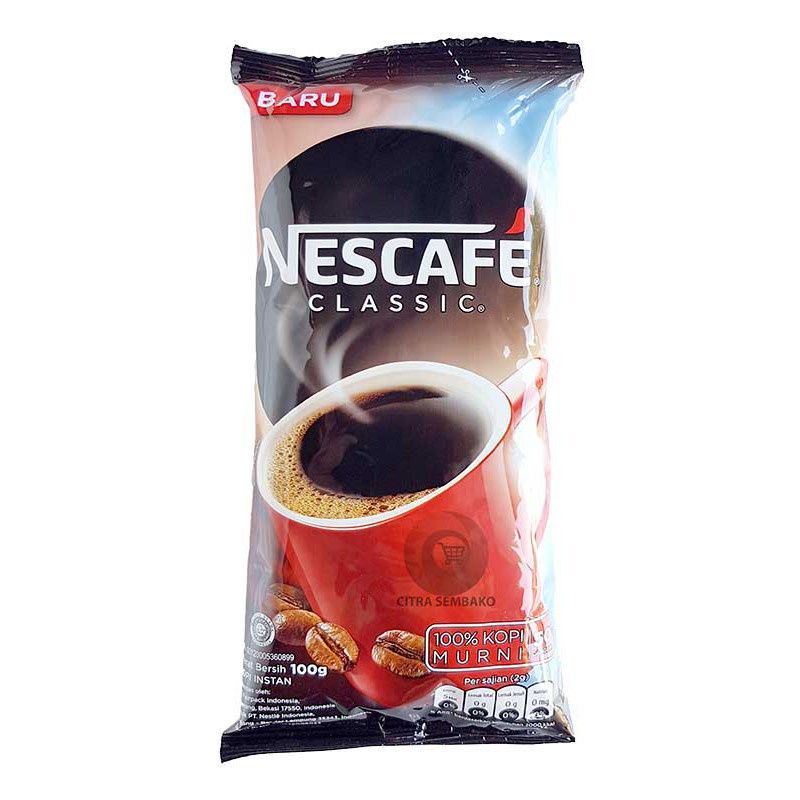 

NESCAFE CLASSIC BAG 100GR