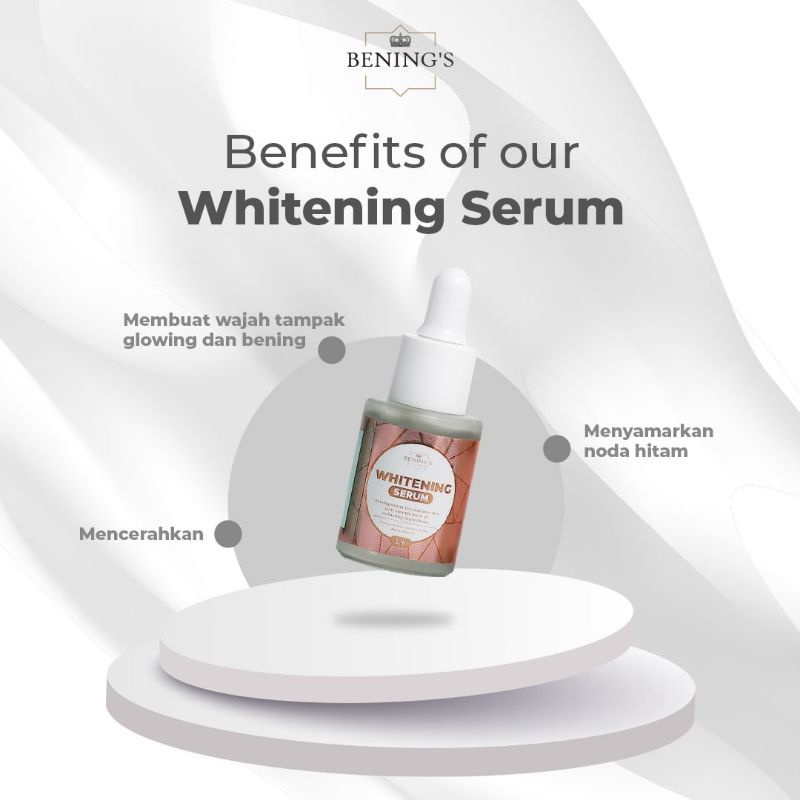 WHITENING SERUM BENING'S SKINCARE DR OKY PRATAMA