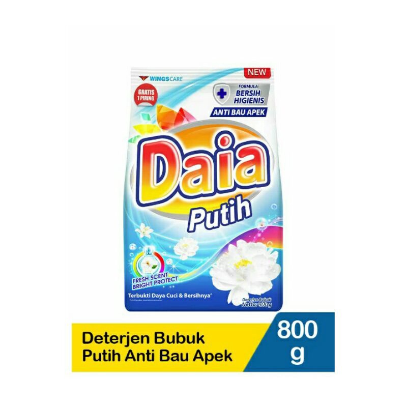 Daia Detergent Bubuk Putih 800g