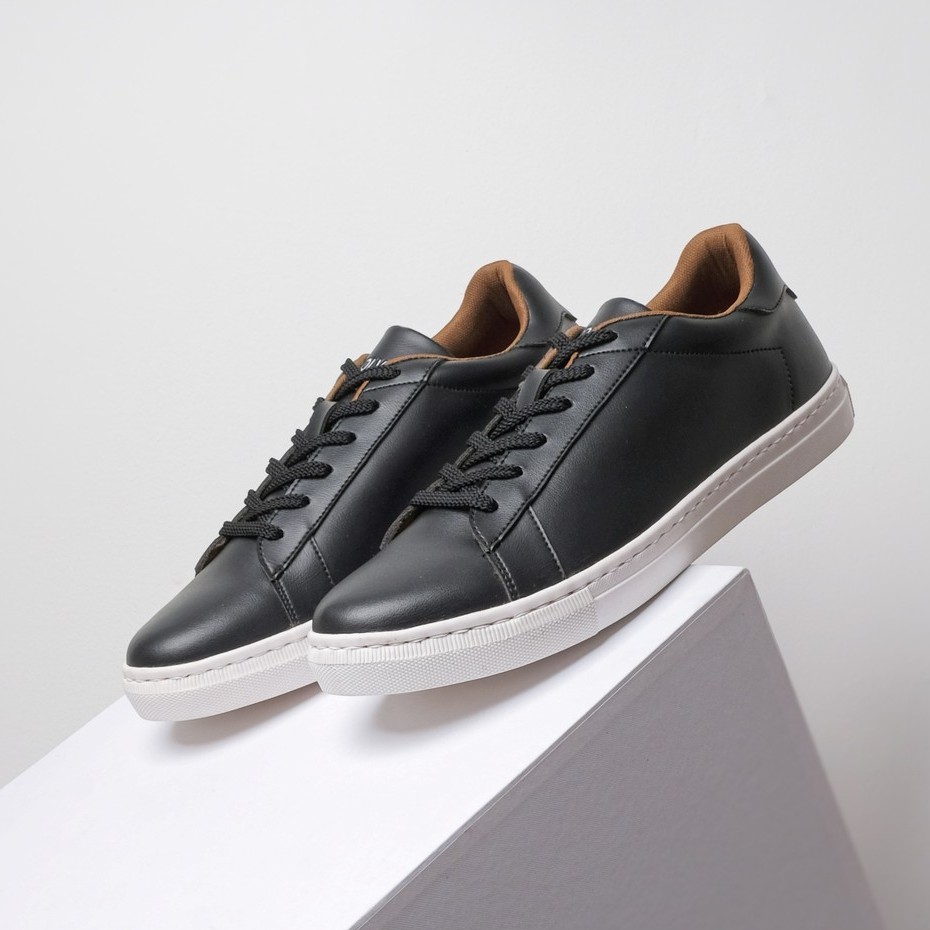 ROVER BLACK |FORIND x Volve| Sepatu Casual Sneakers Kasual Polos Ori Pria Cowok Lokal Footwear Jalan