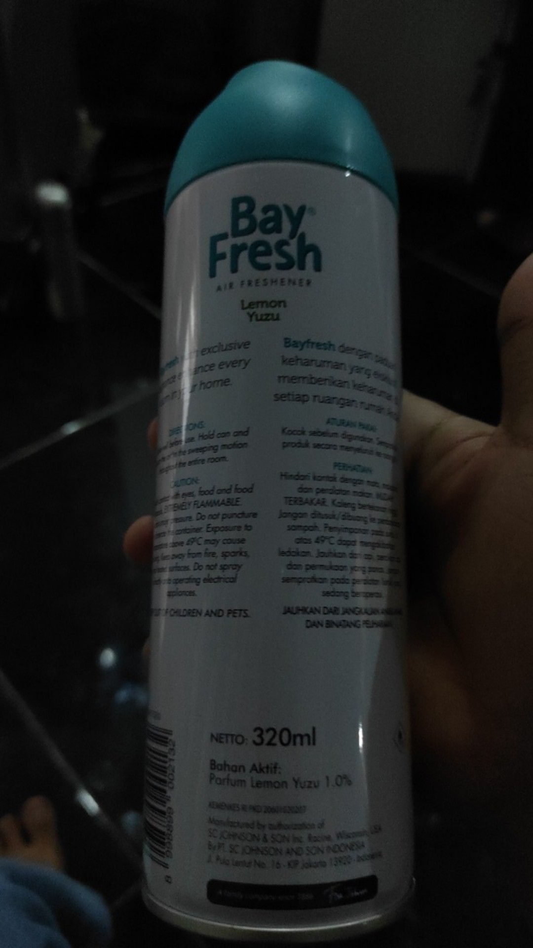 Bayfresh Aerosol Lemon 320 Ml
