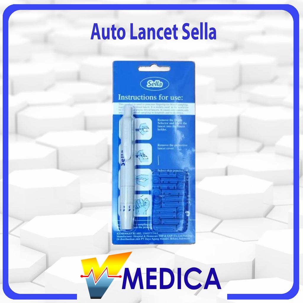 Lancing Device / Auto Lancet Sella / Lancet Bekam