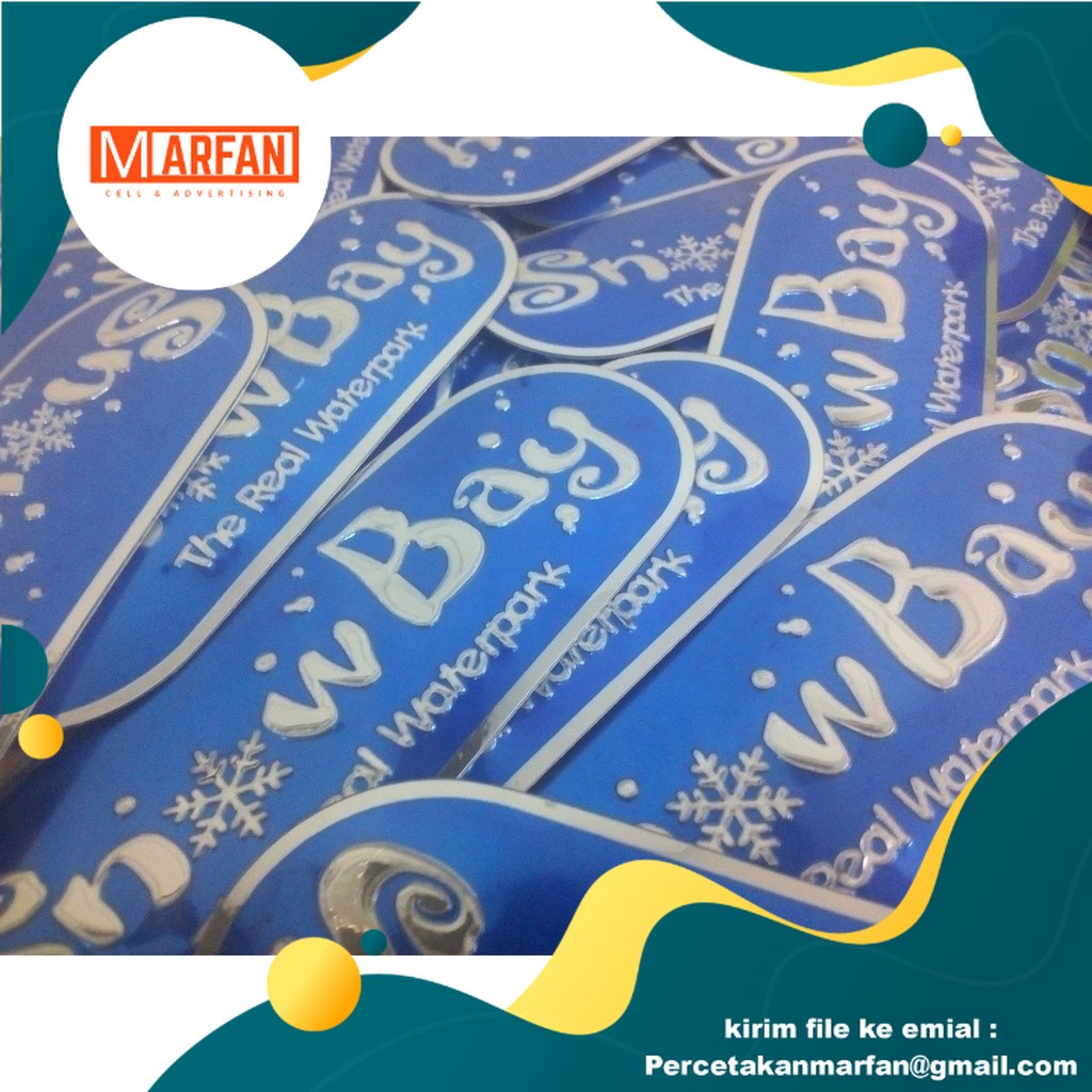 

Stiker Pvc atau transparan A3 + murah meriah