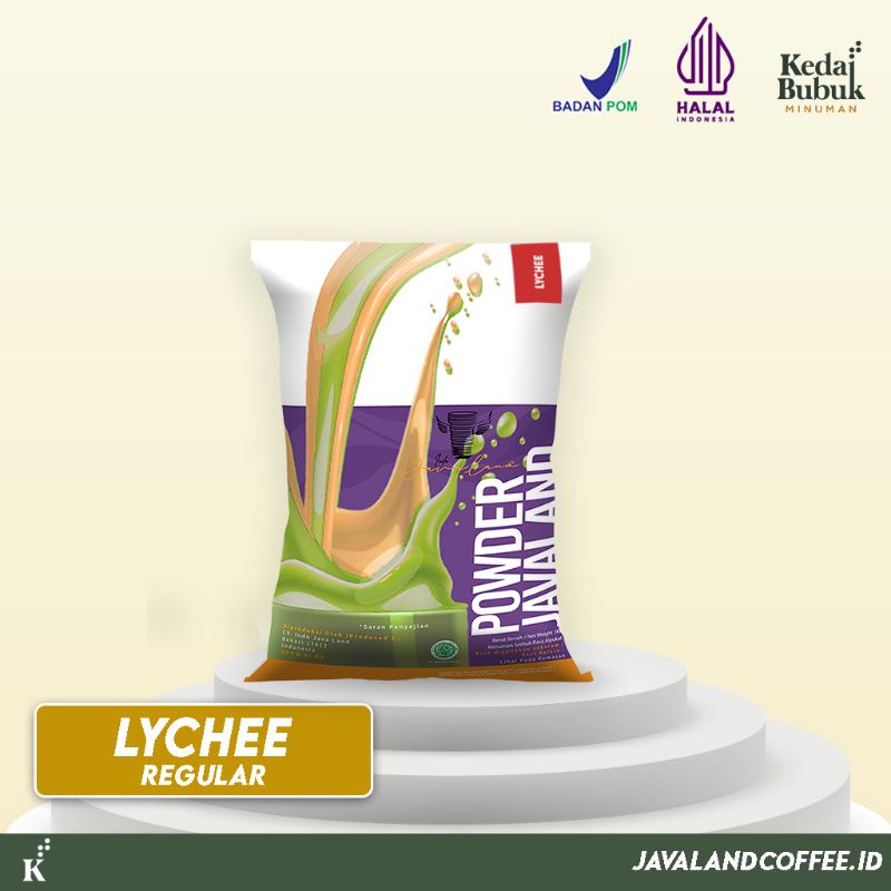 

Javaland Bubuk Minuman Rasa Lychee / Leci 1Kg - Regular Plain