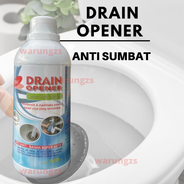 Anti Mampet Anti Sumbat Wc Wastafel Penghancur Kotoran Drain Opener