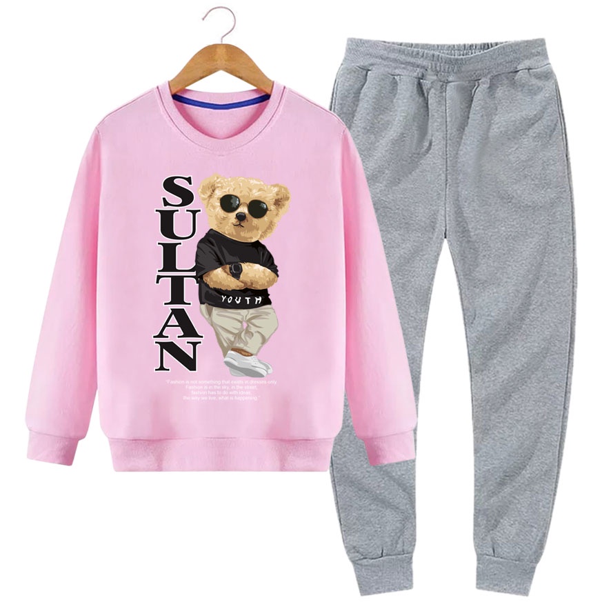 Bess - Setelan Sweater Remaja Murah / Stelan Remaja Wanita - BEAR SULTAN