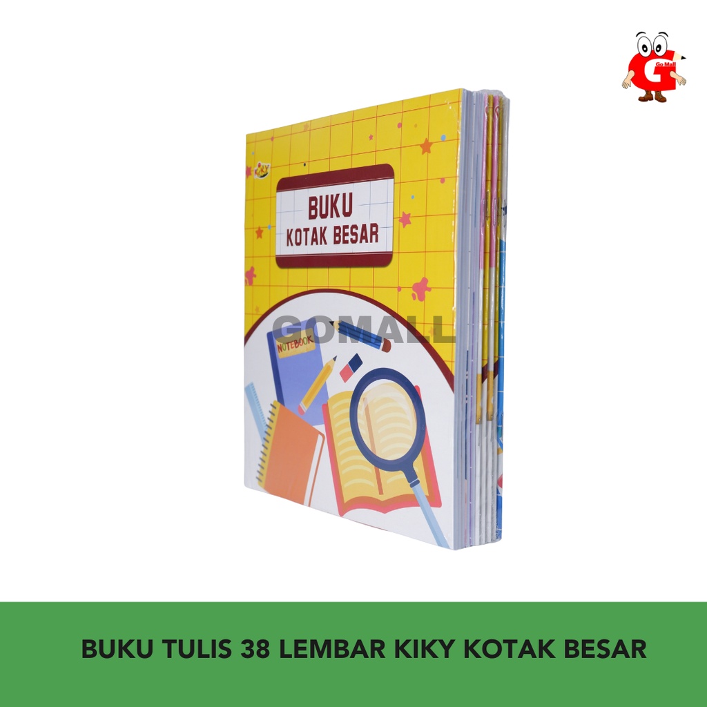 

Buku Tulis 38 lembar Kiky Kotak Besar