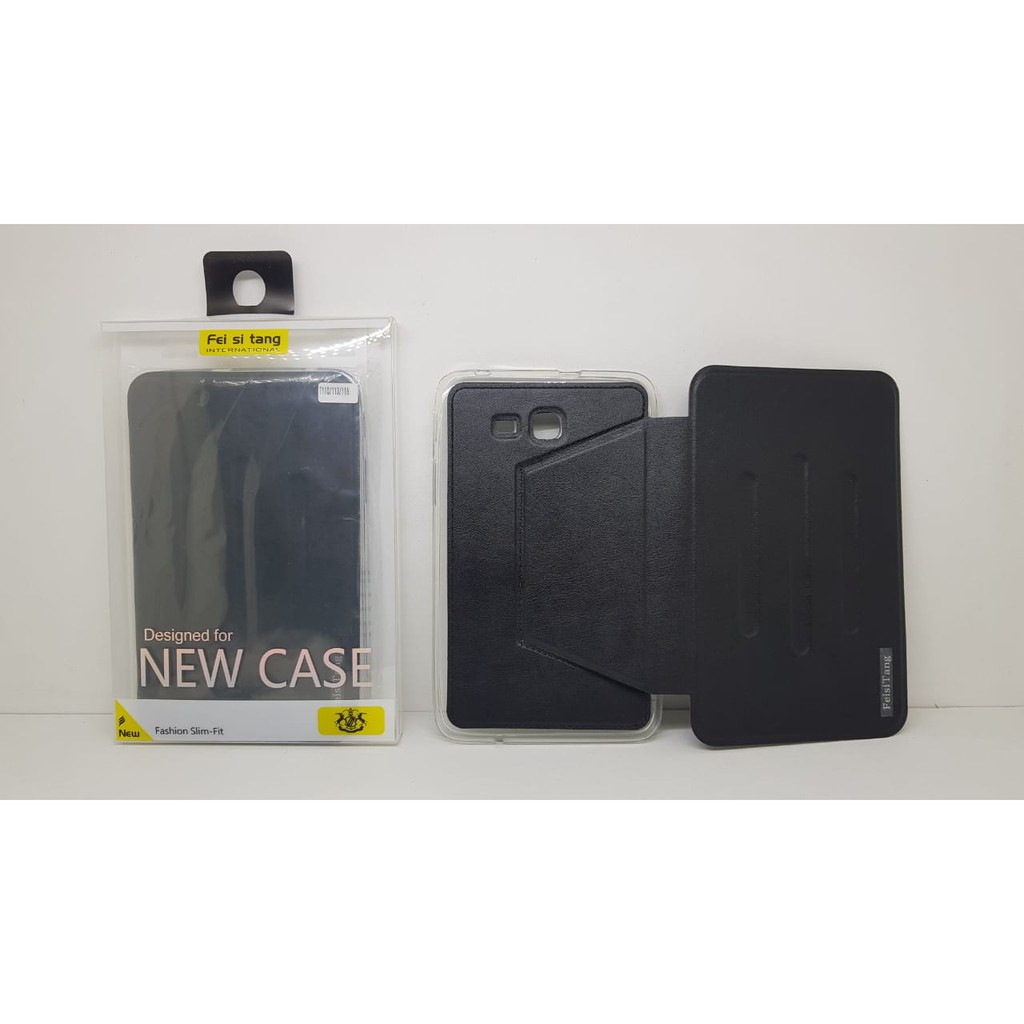 Fei Si Tang Flip Cover Samsung Tab 3V T110 T111 T116 7.0&quot; Sarung Buku Samsung Tab 3V Lipat 3 in 1