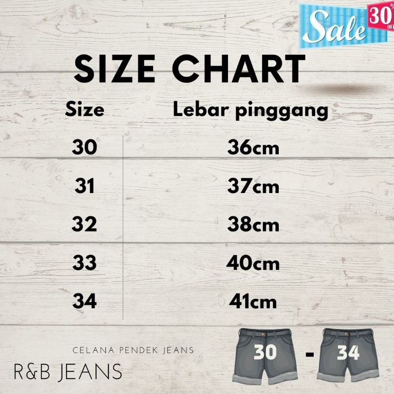 CELANA PENDEK JEANS