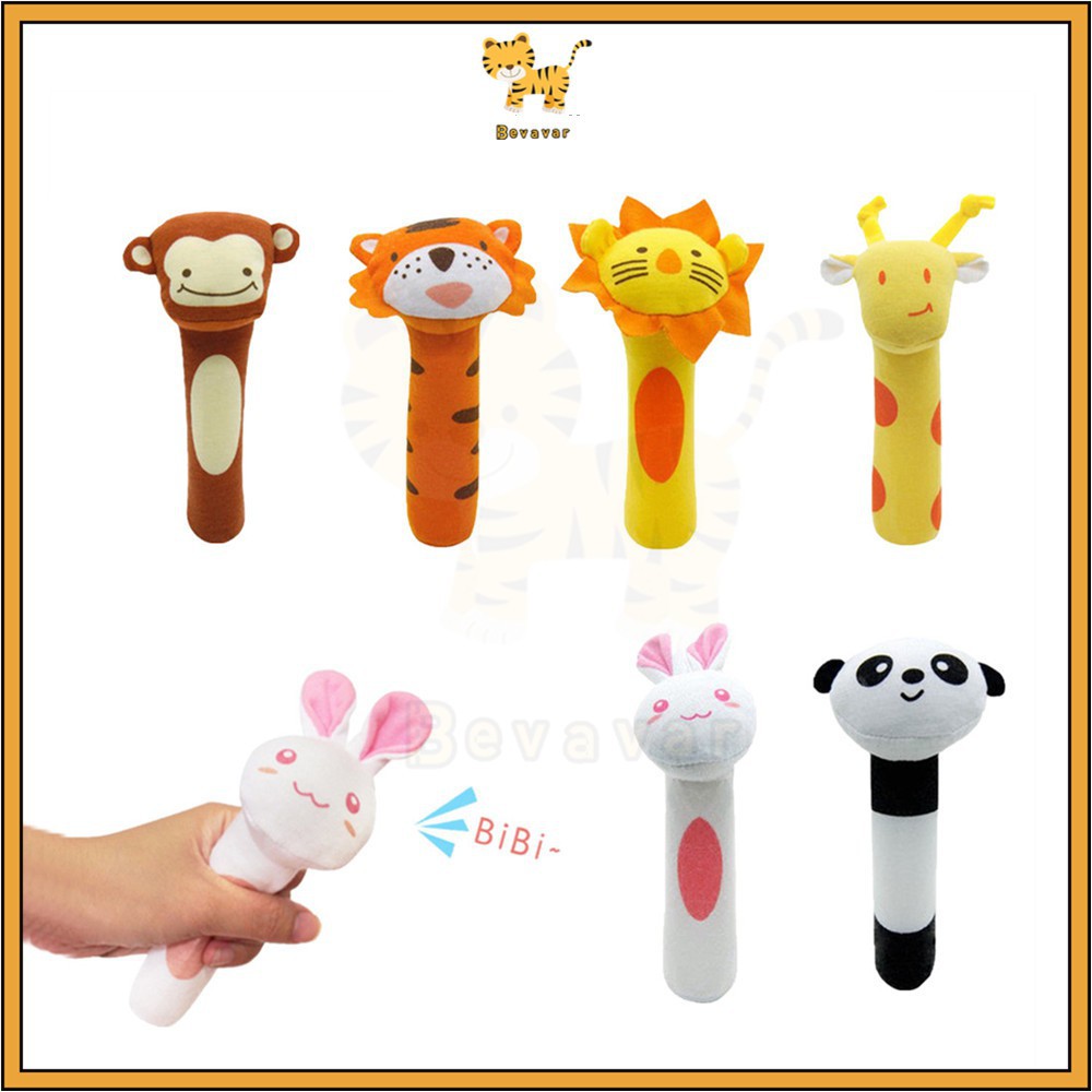 Mainan Stick Genggam Boneka Bunyi Rattle Stick Bayi Premium