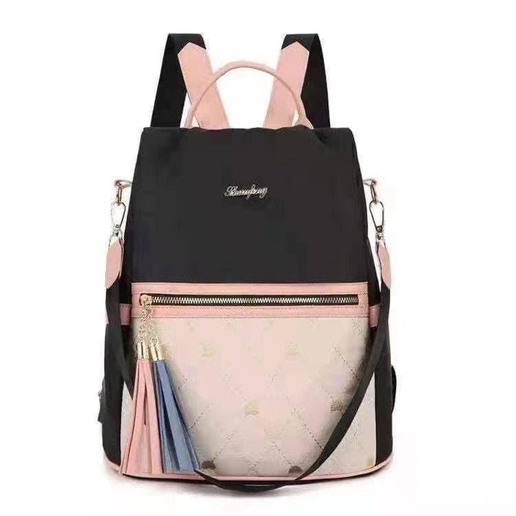 TAS RANSEL WANITA ANTI AIR BACKPACK BLACKKOREA IMPORT MURAH FASHION SELEMPANG PARRY TA160G3 BRANDED CEWEK TAS JAKARTA