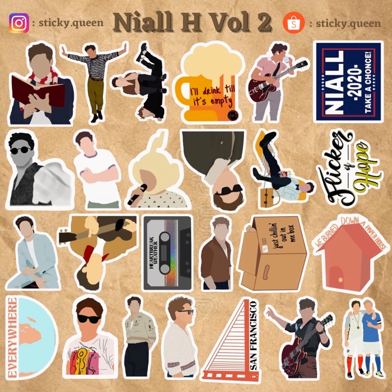 

STICKER TUMBLR NIALL HORAN VOL 2