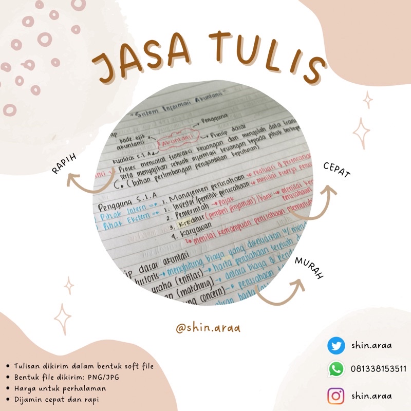 JASA TULIS TANGAN