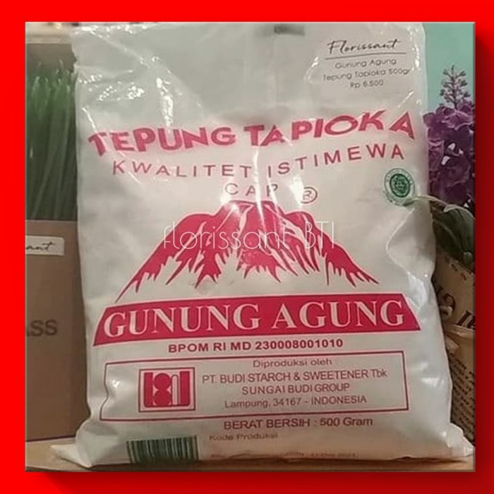 

Ds501D0 Tepung Tapioka Cap Gunung Agung 500Gram Gr0B1