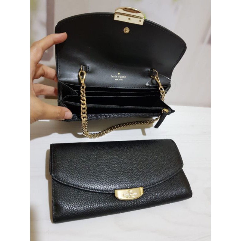 Kate spade milou clutch black original