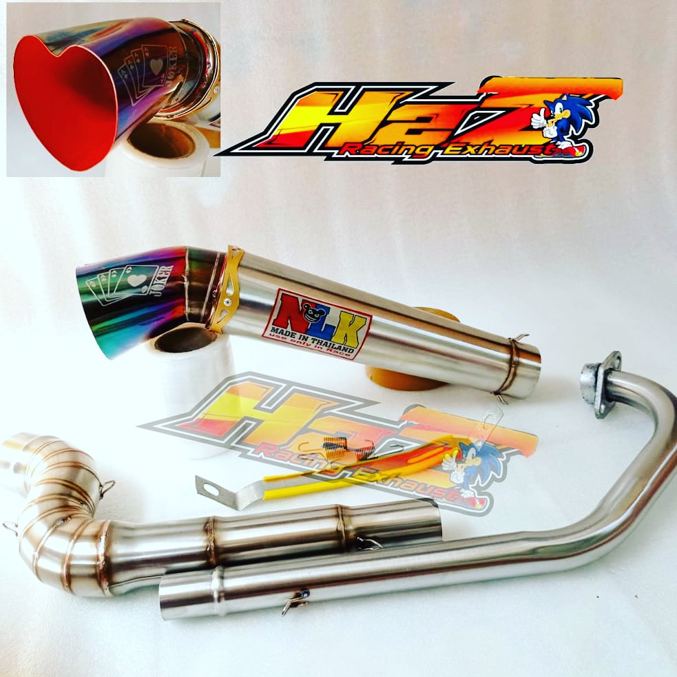 KNALPOT SUPRA X 125 JUPITER Z SUPRA 110 VEGA REVO BLADE KARISMA NLK CORONG LOVE