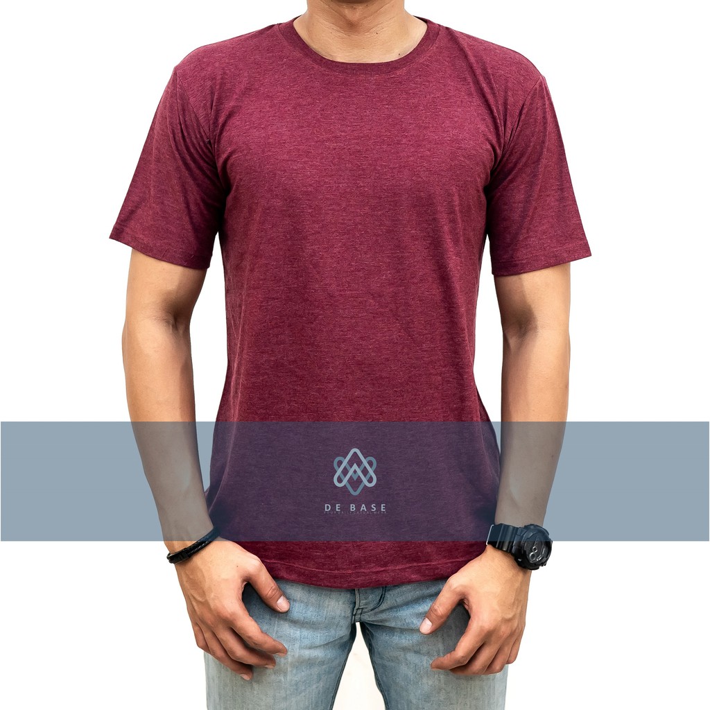DE BASE T-Shirt Basic Maroon