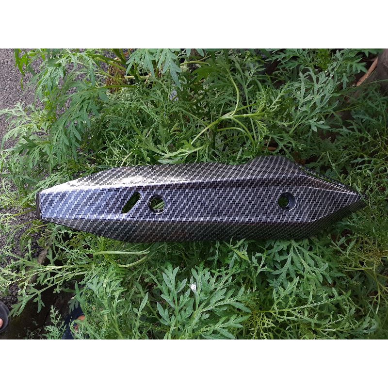 Cover Knalpot Carbon New Vario