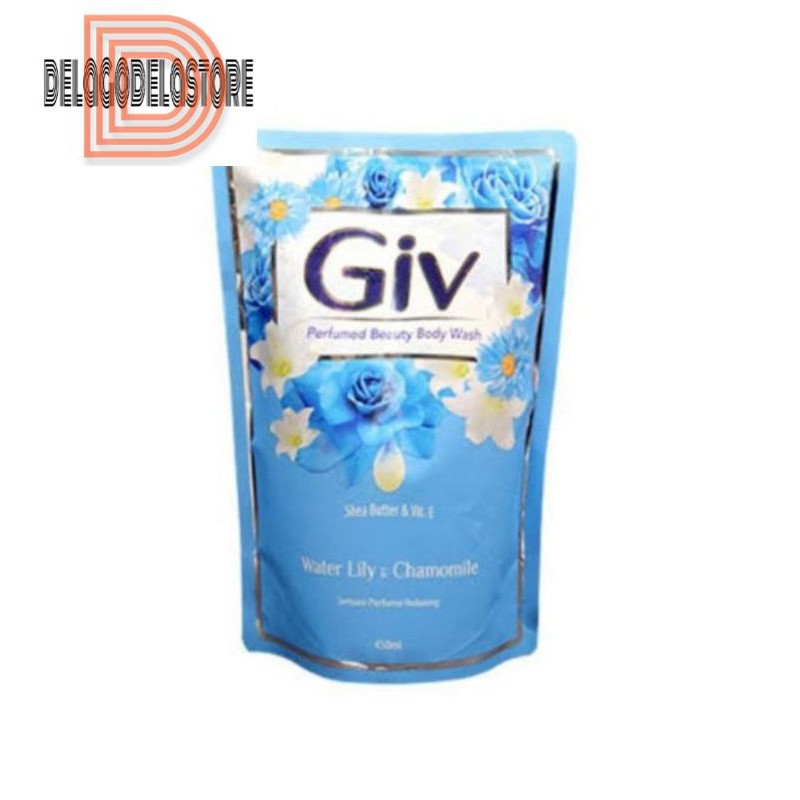 Giv Sabun Mandi Cair Water Lily & Chamomile 450ml / Giv Body Wash 450ML