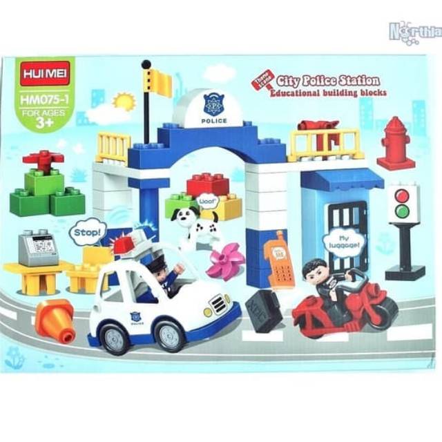 Lego Block Kantor Polisi City Police Station Terbaru