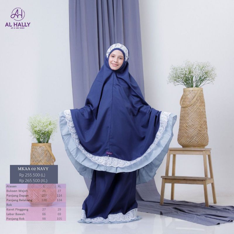 [COD] TERLARIS MUKENA ANAK AL HALLY ORIGINAL || NEW || PUSAT DISTRIBUOTR