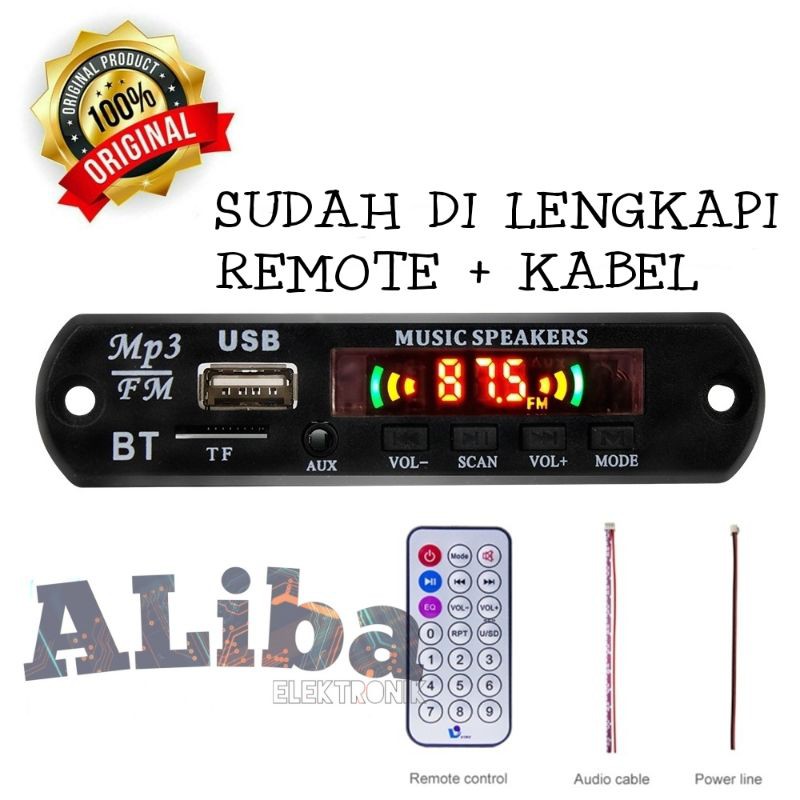 modul kit MP3 bluetooth USB FM Radio