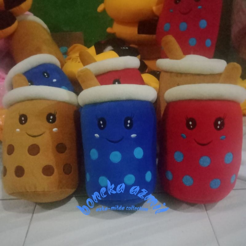 Boneka boba bubble milk tea size m