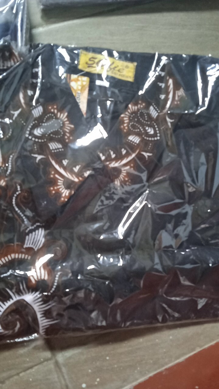 Kemeja Hem Batik Pria|batik Pria Atasan Batik|atasan Lengan Pendek|baju Batik Lengan Pendek