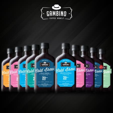 

DISKON - (BISA COD) Gambino Pack of 10 Bottles Cold Brew Latte