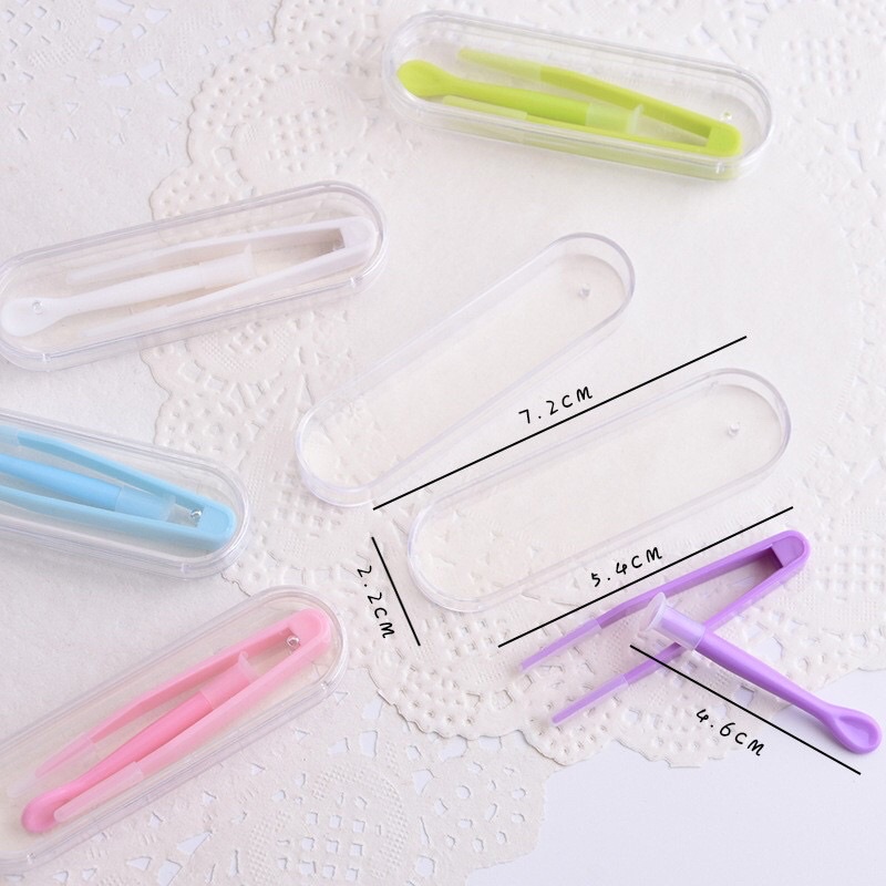 PENJEPIT Softlens + Tongkat Stick Pasang / Capitan Softlen / Tweezers / Twezer / Jepitan