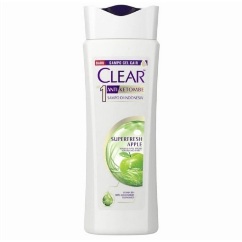 clear shampoo superfresh apple 160ml