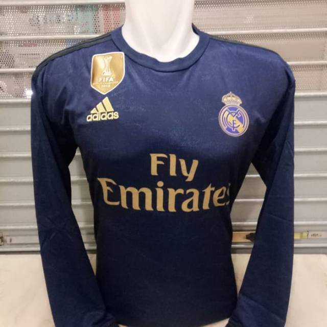 Jersey Bola Real Madrid away LS HQ go 19/20