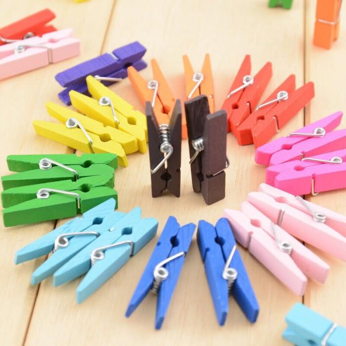 

Klip | Funstore Jepitan Kayu Warna-Warni Wooden Clip / Jepitan Foto / Jepitan