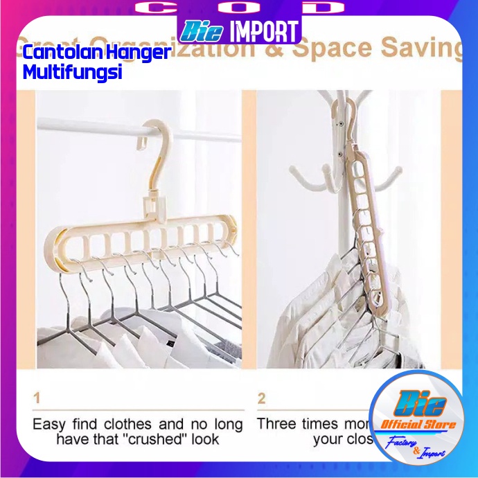 Cantolan Hanger Multifungsi Impor Best Seller