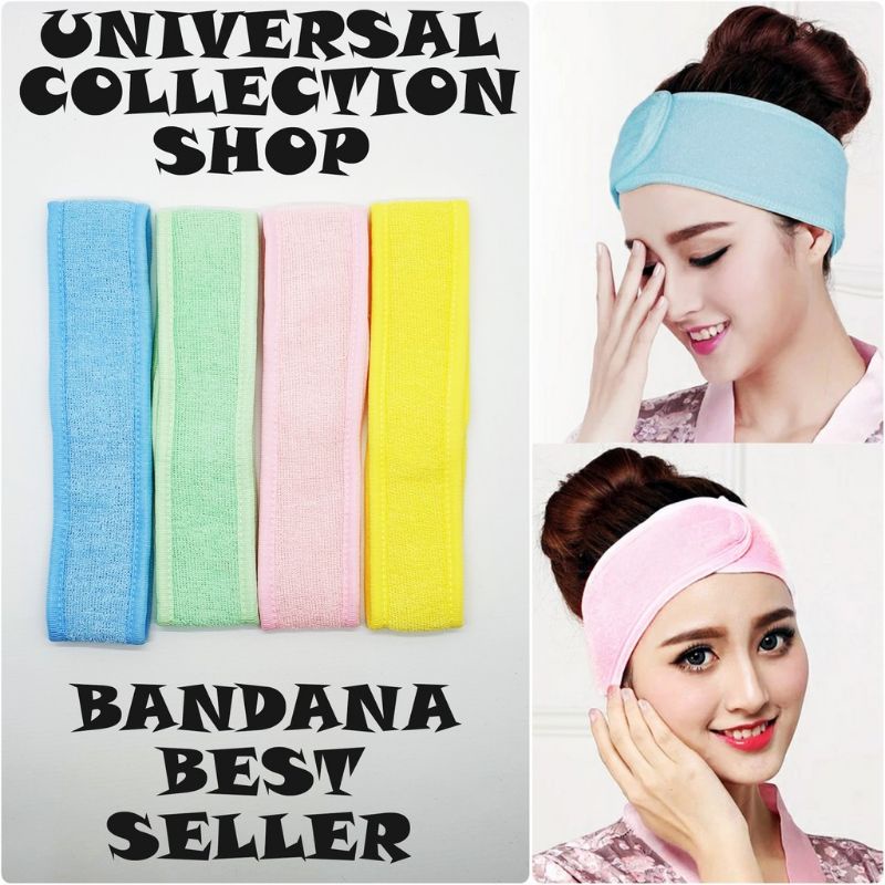 BANDANA MANDI / BANDANA FACIAL / FACIAL HEADBAND / BANDO