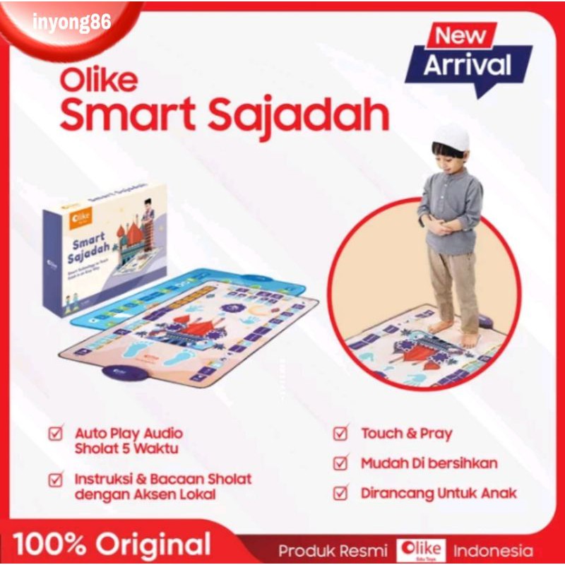 OLIKE SMART SAJADAH - SAJADAH PINTAR ANAK GARANSI RESMI