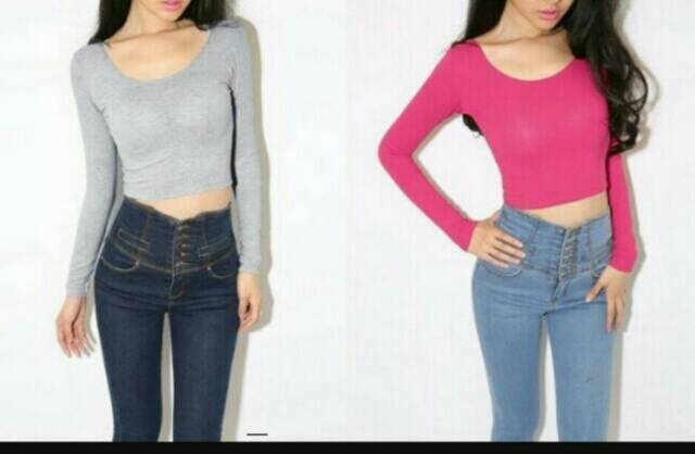 BASIC CROP PJ / BAJU CROPTEE /BAJU DALEMAN