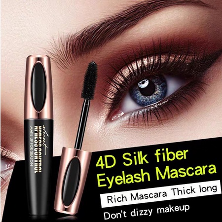 DB [ORIGINAL] 4D Silk Fiber Eyelash Mascara Waterproof Maskara Pemanjang bulu mata alami