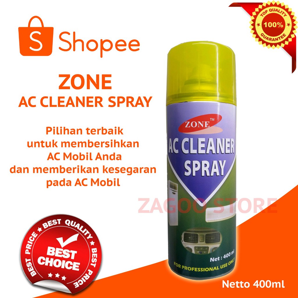 pembersih ac mobil ac cleaner spray zone ac refresher