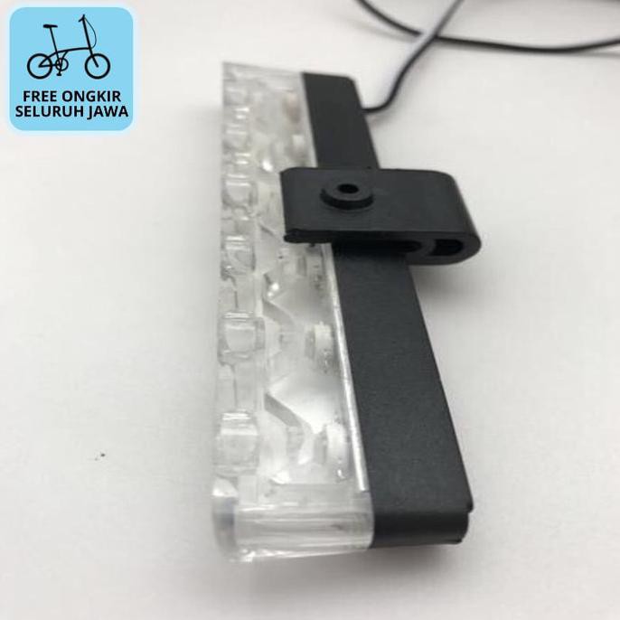 Lampu Led Strobo Polisi Patwal Touring Grill Jepit 9106 Variasi Mobil