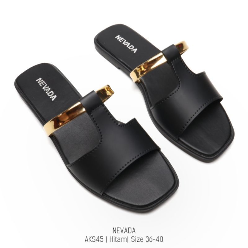 Sandal Wanita Nevada/Sendal Wanita Terbaru Sandal Teplek Sendal Cantik