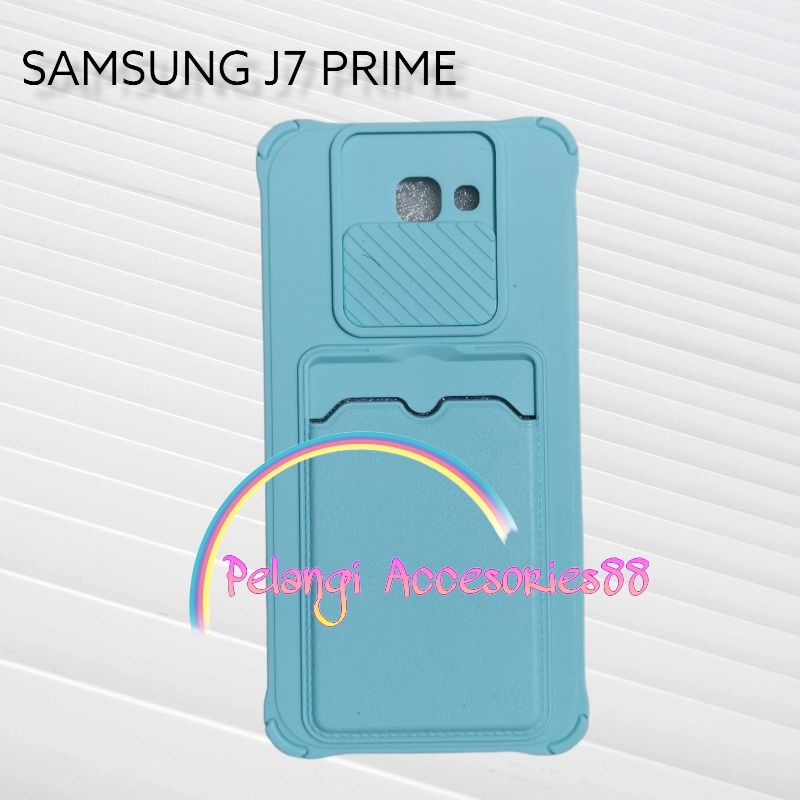 CASE SAMSUNG J7 PRIME SOFTCASE SLEDING WARNA WARNI